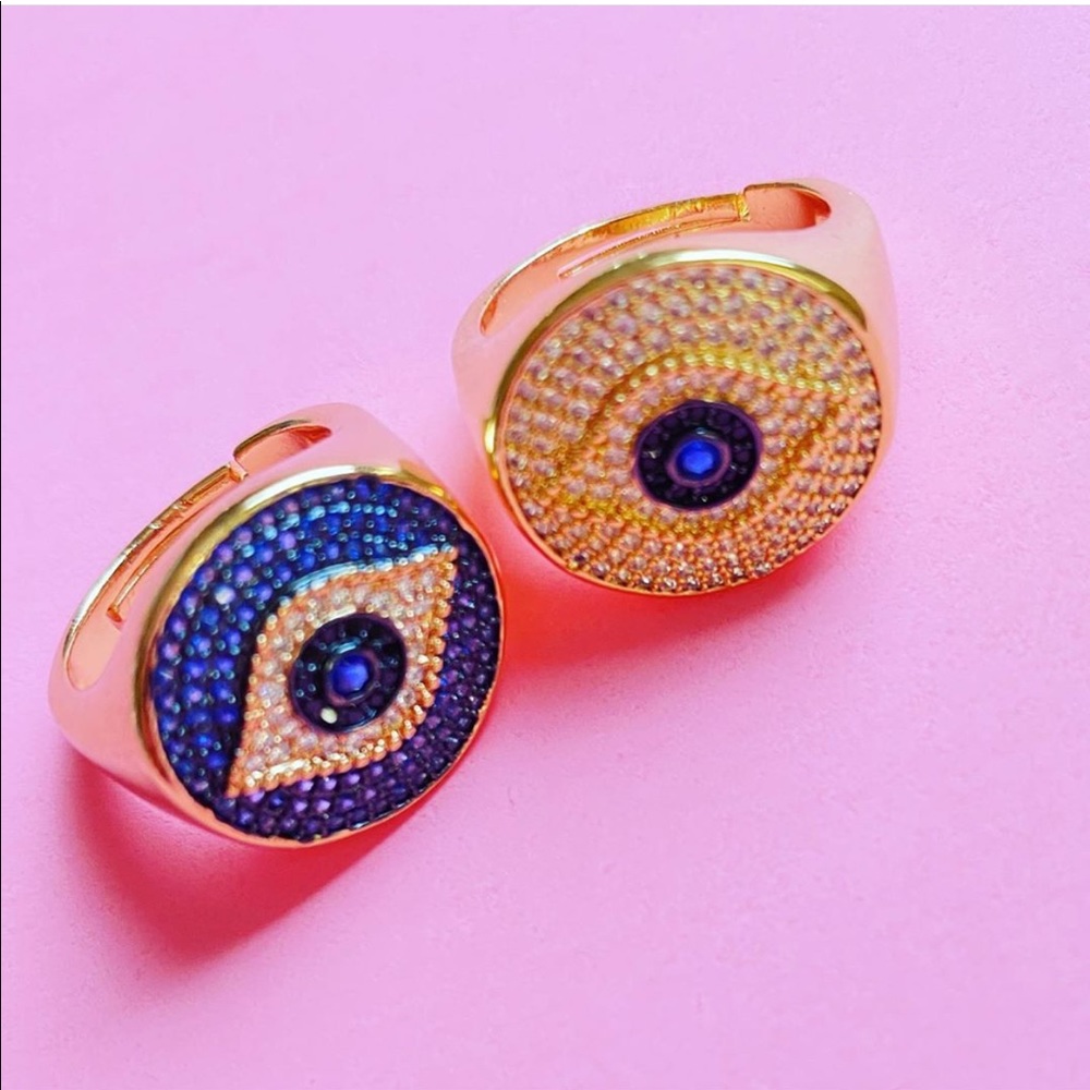 Evil eye ring
